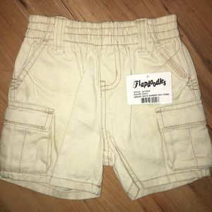 FLAPDOODLES NWT Khaki Shorts 12 Months